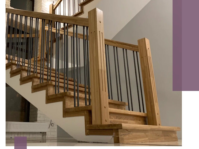 Реставрация деревянных и металлических лестниц в Одинцове