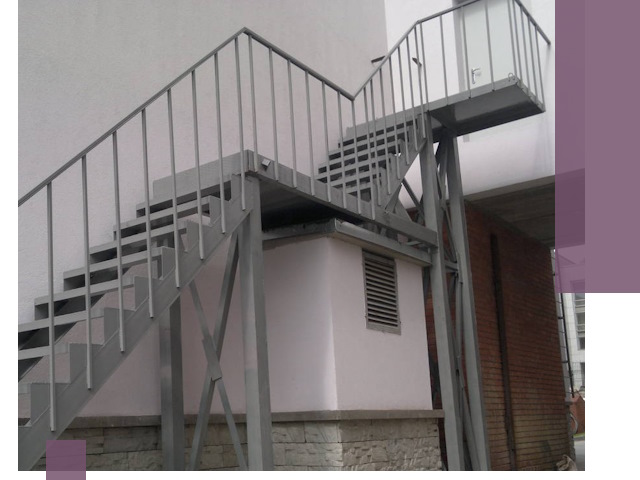 Монтаж пожарных лестниц под ключ в Одинцове с гарантией качества