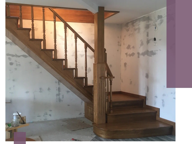 Ремонт деревянных лестниц в Одинцове: быстро и качественно