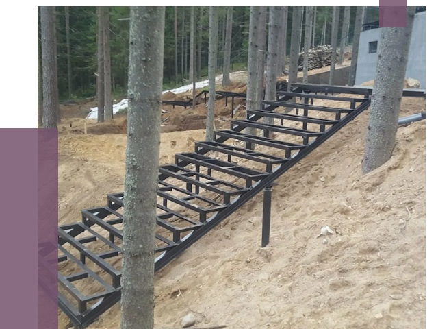 Монтаж металлических лестниц в Одинцове от 13722 руб. 