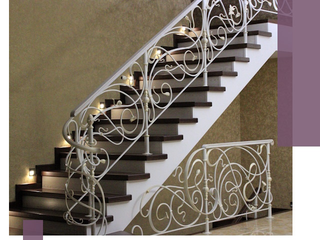 Кованые лестницы под ключ в Одинцове — изготовление и монтаж