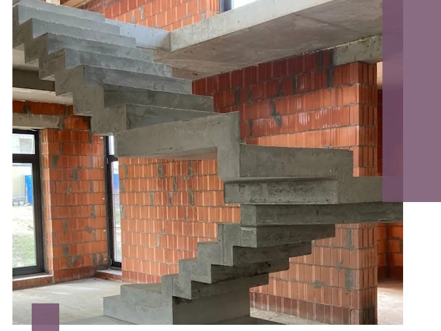 Изготовление бетонных лестниц под ключ в Одинцове