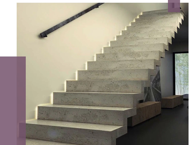 Облицовка бетонных лестниц в Одинцове от 4660 руб/м2 