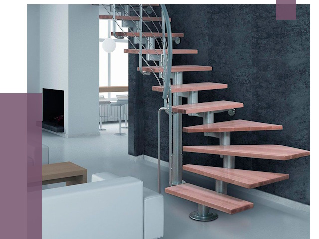 Модульные лестницы в Одинцове от 17087 руб. — купить в ПРОЛЁТ-Днц