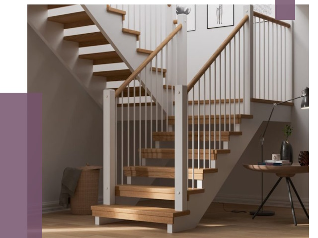 Маршевые лестницы в Одинцове от 38576 руб. — монтаж | ПРОЛЁТ-Днц