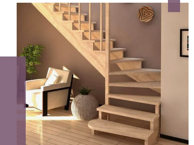 Изготовление Г-образных лестниц в Одинцове от 19159 руб. 