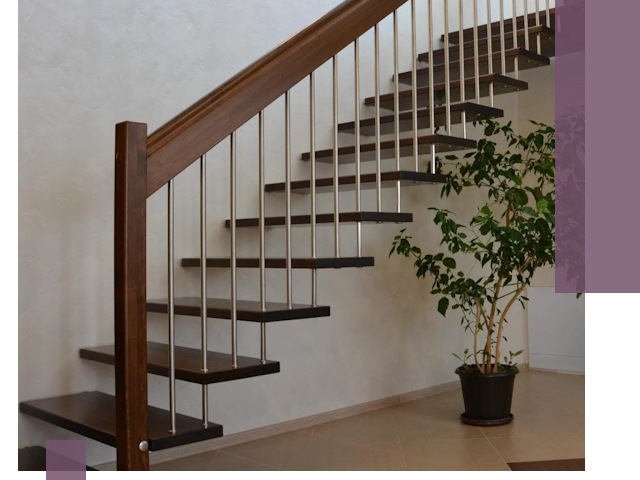 Лестницы на больцах под ключ в Одинцове – изготовление и монтаж