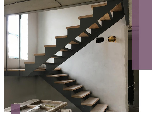 Изготовление лестниц на металлокаркасе в Одинцове от производителя