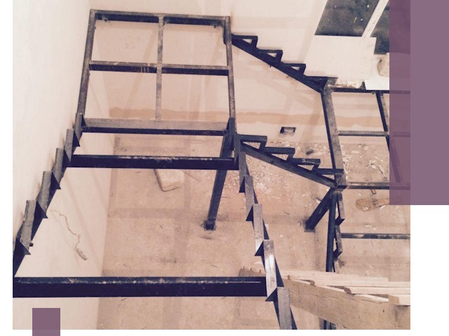 Монтаж лестниц на металлокаркасе в Одинцове быстро и качественно