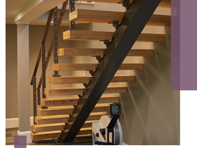 Лестницы на монокосоурах под ключ в Одинцове - изготовление и монтаж