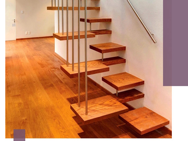 Лестницы «гусиный шаг» на заказ в Одинцове для узких пространств