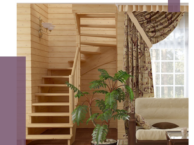 Лестницы для дачи в Одинцове от 76893 руб.  | ПРОЛЁТ-Днц