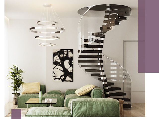 Лестницы для двухуровневой квартиры в Одинцове — изготовление и монтаж