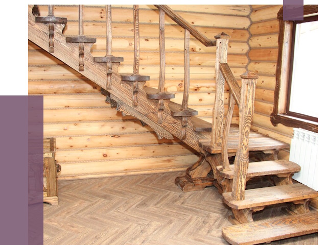 Лестницы в баню в Одинцове от 19366 руб. — изготовление | ПРОЛЁТ-Днц