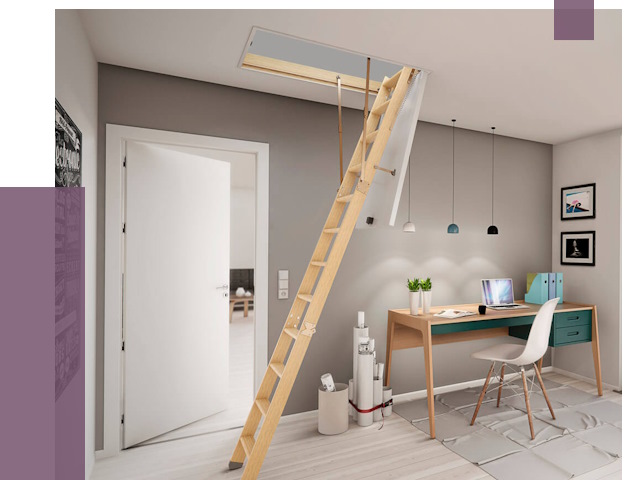 Чердачные лестницы в Одинцове — от 14757 руб. | ПРОЛЁТ-Днц