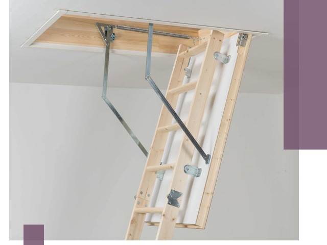 Установка чердачной лестницы под ключ в Одинцове