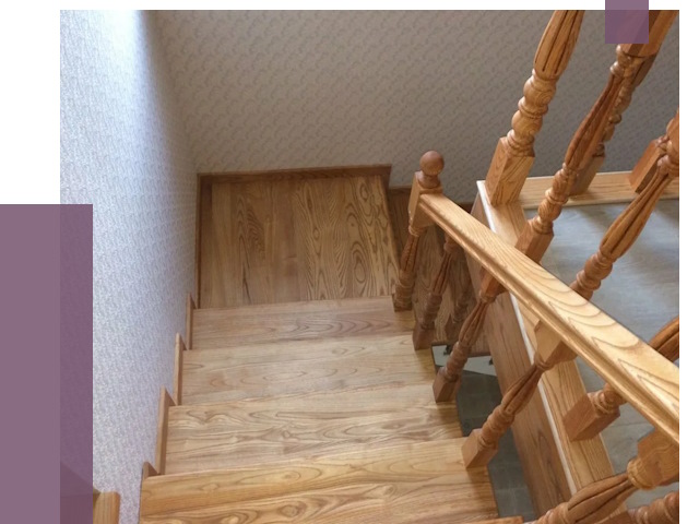 Сосновые лестницы в Одинцове под ключ от 8181 руб.  | ПРОЛЁТ-Днц