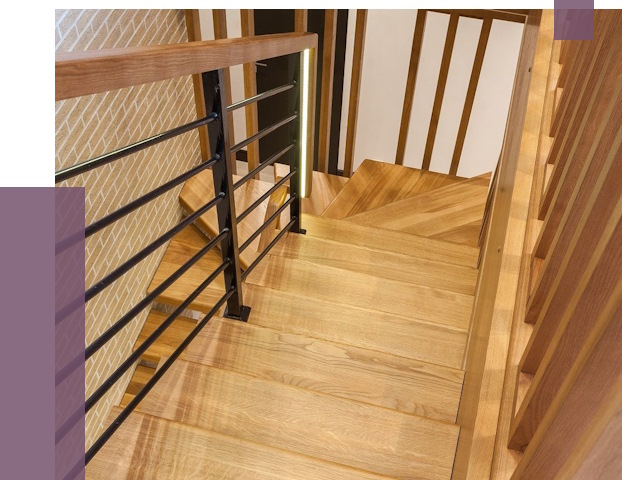 Лестницы из ясеня в Одинцове под ключ от 10149 руб. 