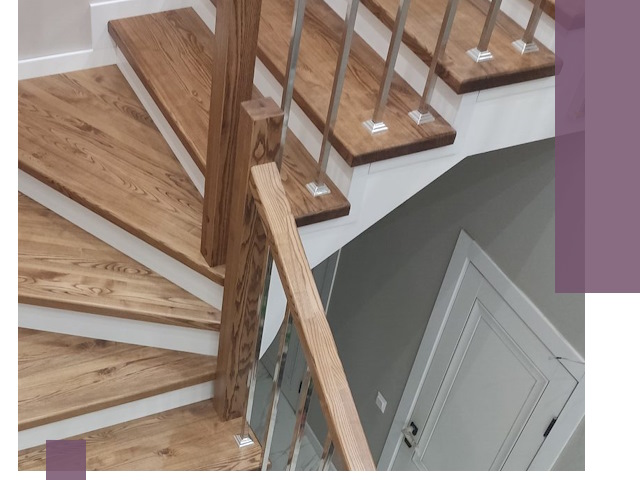 Обшивка металлических лестниц под ключ в Одинцове