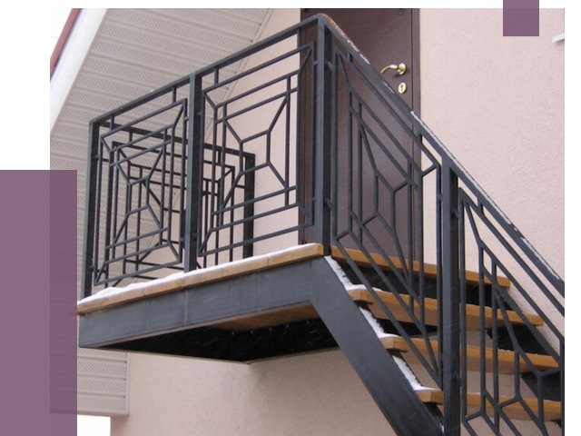 Металлические перила в Одинцове от 4350 руб.  | ПРОЛЁТ-Днц