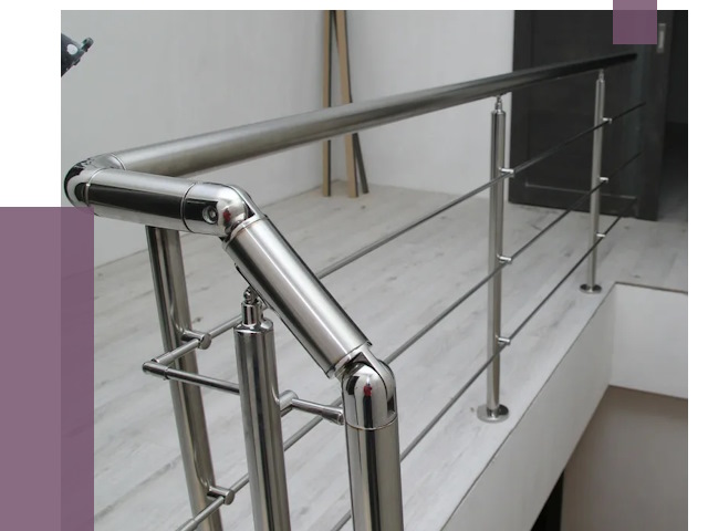 Перила из нержавеющей стали в Одинцове от 9113 руб. под ключ | ПРОЛЁТ-Днц