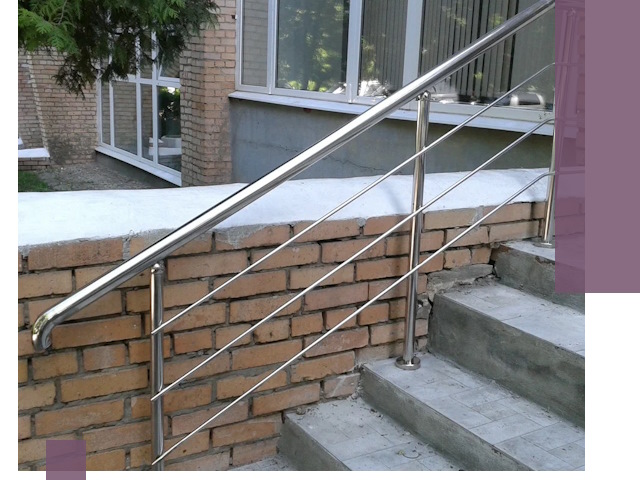 Перила из нержавеющей стали высокого качества в Одинцове