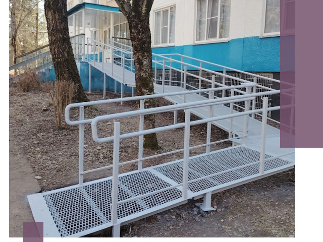 Пандусы под ключ в Одинцове: изготовление, монтаж и демонтаж