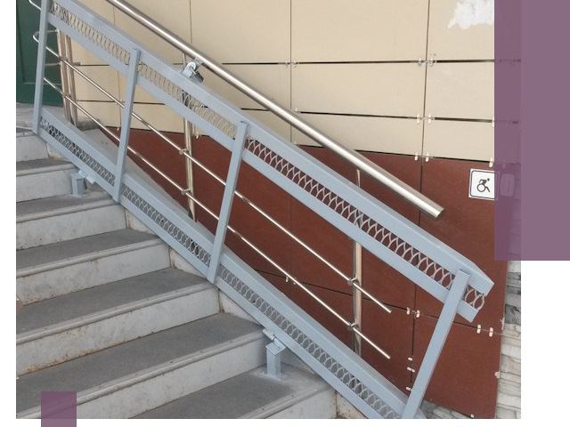 Изготовление откидных пандусов под ключ в Одинцове