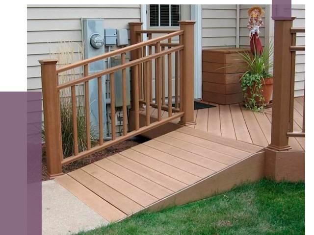 Пандус на крыльцо в Одинцове под ключ от 7871 руб. 