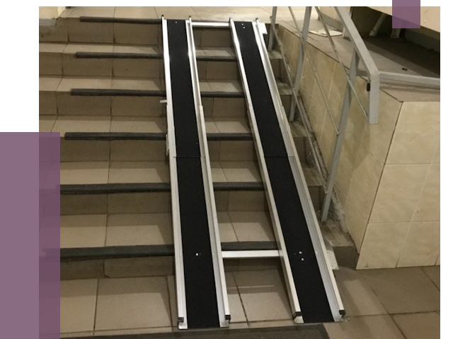 Установка пандуса в подъезд в Одинцове от 8078 руб. под ключ | ПРОЛЁТ-Днц