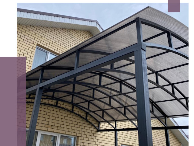 Монтаж козырьков в Одинцове от 11651 руб. | ПРОЛЁТ-Днц