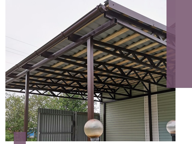 Навесы под ключ в Одинцове: изготовление, монтаж и гарантия