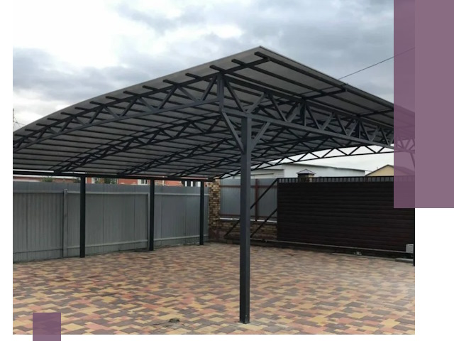 Недорогие навесы под ключ в Одинцове — изготовление и монтаж