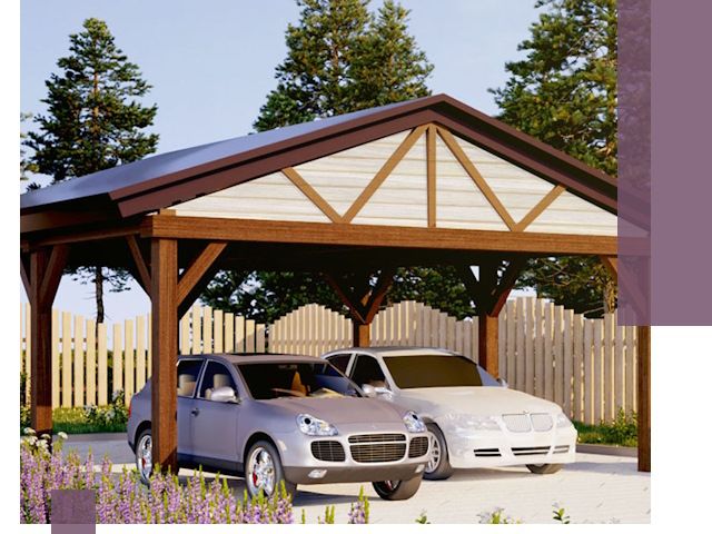 Навесы для автомобиля в Одинцове — изготовление и монтаж