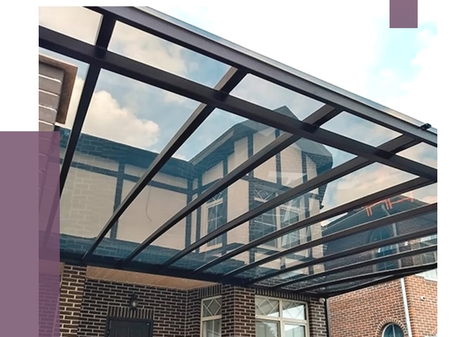 Навесы из поликарбоната в Одинцове от 8720 руб. под ключ — ПРОЛЁТ-Днц