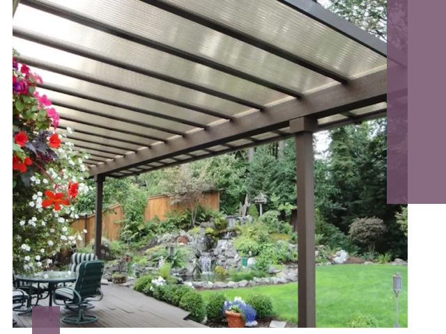 Навесы из поликарбоната под ключ в Одинцове быстро и надёжно