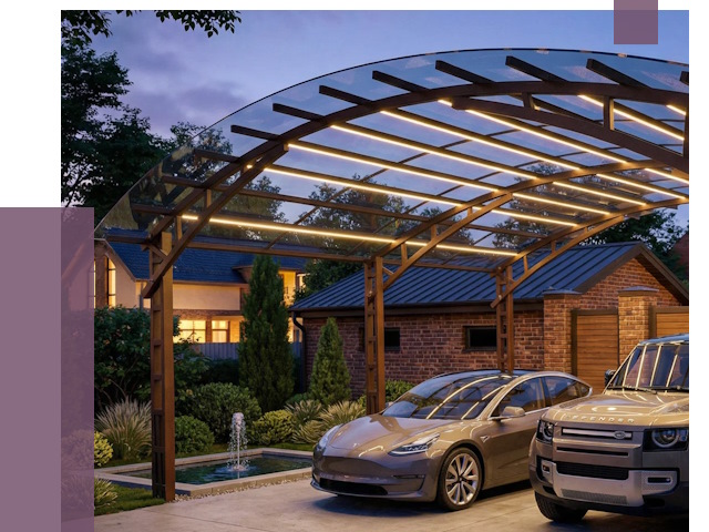 Металлические навесы в Одинцове от 12841 руб. под ключ — ПРОЛЁТ-Днц