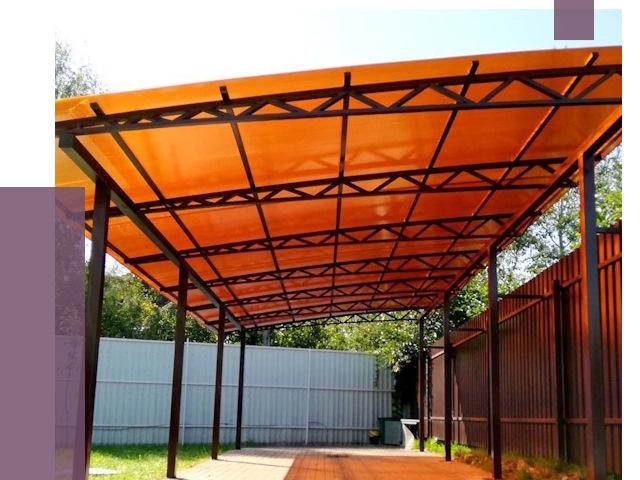 Односкатные навесы под ключ в Одинцове от 13307 руб. 