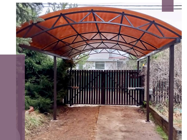 Арочные навесы в Одинцове от 12893 руб. — изготовление и монтаж | ПРОЛЁТ-Днц