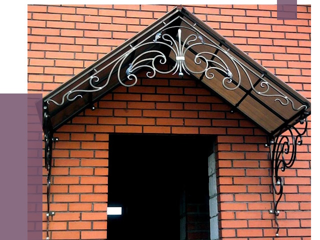 Металлические козырьки в Одинцове от 10822 руб. 