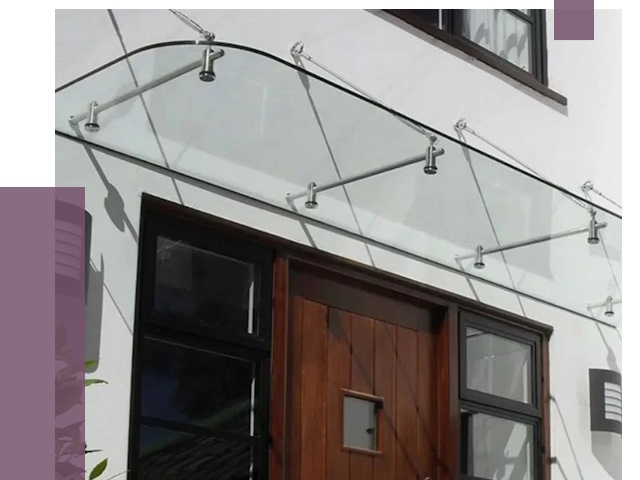 Стеклянные козырьки в Одинцове от 19159 руб. | ПРОЛЁТ-Днц