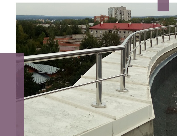 Парапеты и ограждения кровли в Одинцове от 5023 руб.