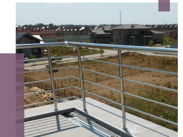 Парапеты из нержавеющей стали в Одинцове от 8078 руб. за м² | ПРОЛЁТ-Днц