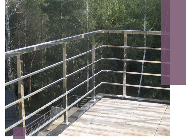 Парапеты из нержавеющей стали в Одинцове — изготовление и монтаж