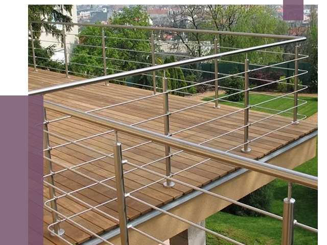 Алюминиевые парапеты в Одинцове под ключ от 7871 руб. 