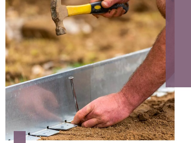 Монтаж металлических бордюров в Одинцове быстро и качественно