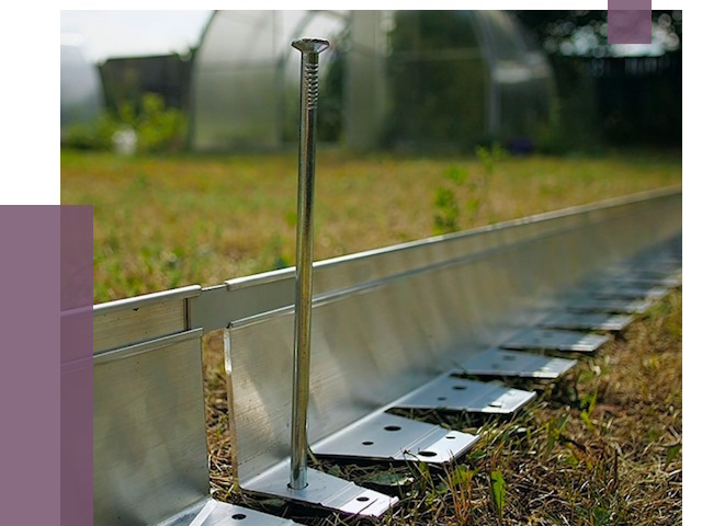 Металлические бордюры для газона в Одинцове от 4350 руб. | ПРОЛЁТ-Днц