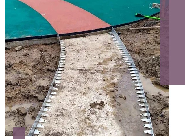 Металлические бордюры для дорожек в Одинцове — монтаж и изготовление