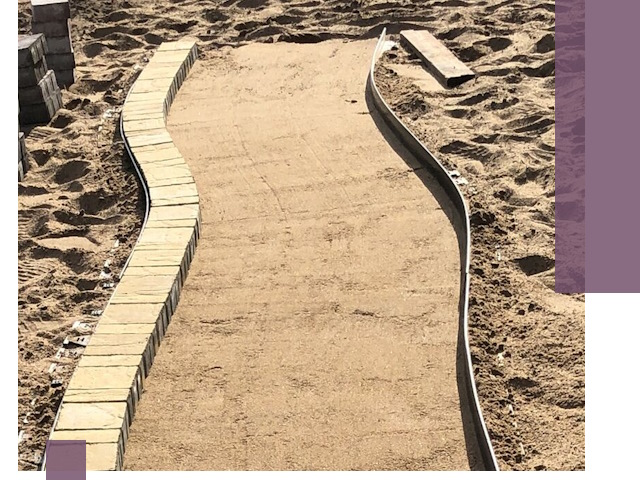 Металлические бордюры для тротуаров в Одинцове — прочные и долговечные