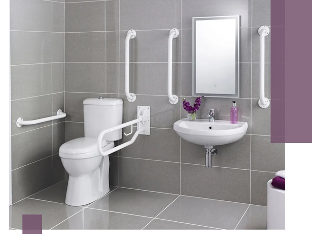 Поручни для санузлов в Одинцове: установка, ремонт и монтаж